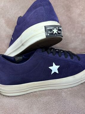 Converse “One Star” Suede Counter Climate Night Purple Unisex Men 8.5 Women 10.5